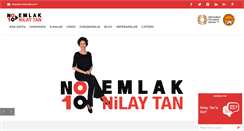 Desktop Screenshot of no10emlak.com